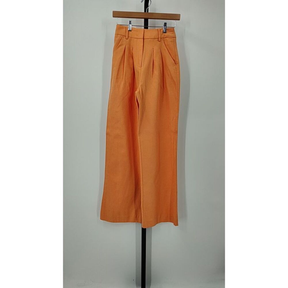 Farm Rio Peach Low Waisted Pants Orange XXS - Picture 1 of 3